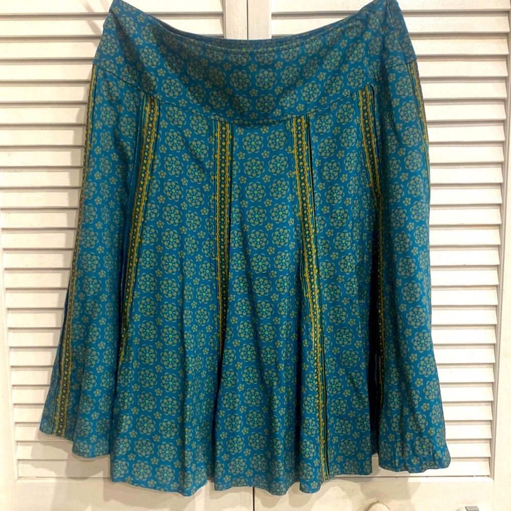 ALFANI Teal Silk skirt